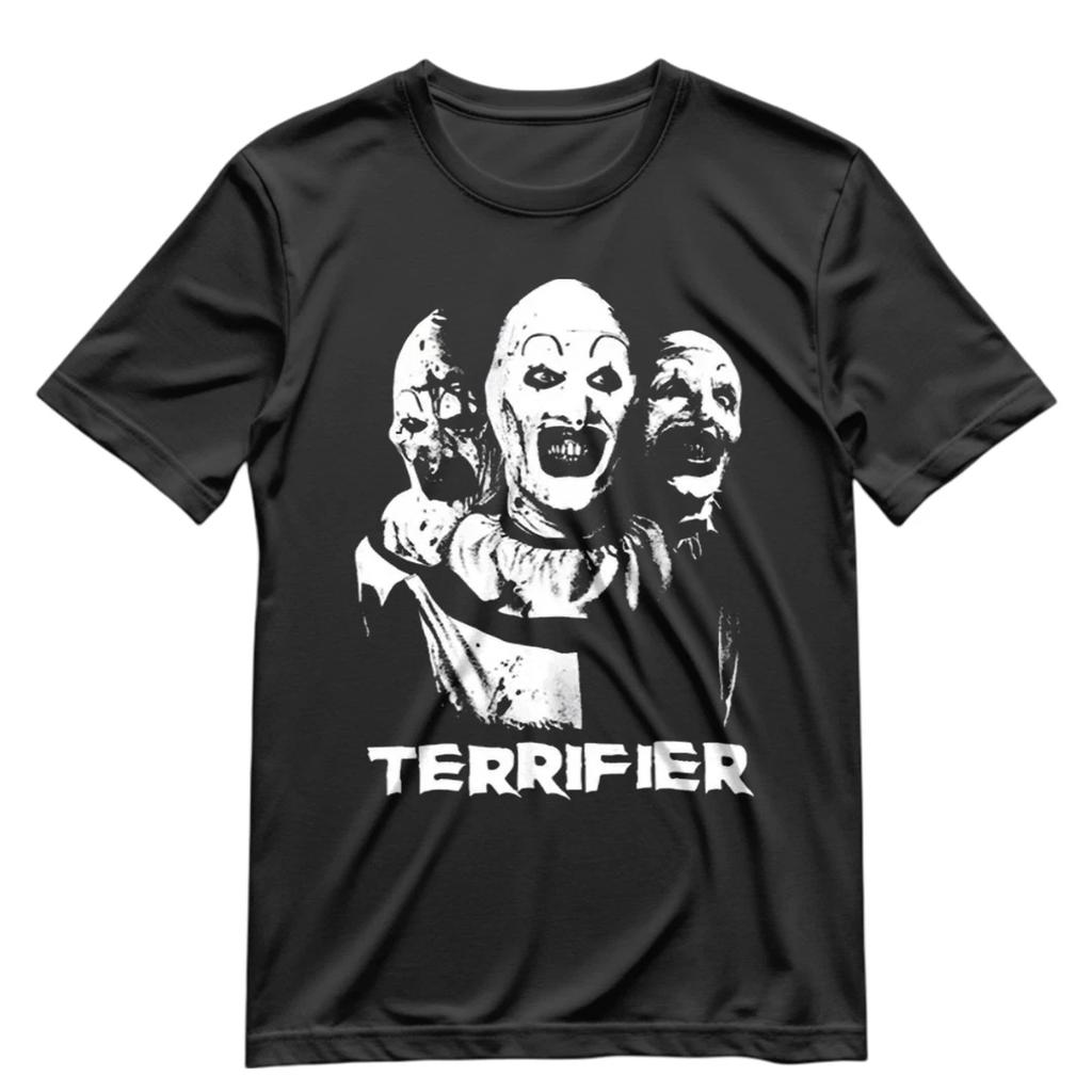 Art The Clown T Shirt Faces of Art The Clown Terrifier Graphic Shirt Tee XS-3XL