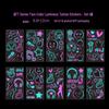 New Two-Color Luminous Tattoo Stickers for Nightclubs and Concerts