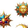 3Pcs Sun Moon Star Wall Decorations Waterproof Bohemian Sun Moon Star Wooden Wall Art Set Outdoor Indoor Hanging Decor Retro Style Garden Patio