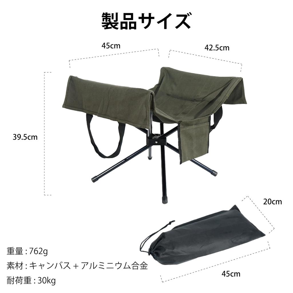 RODGERS Firewood Carrying Stand, Bonfire/Firewood Carrying Stand with Storage Bag, Compact Storage for Camping, BBQs, and Bonfires (Green)