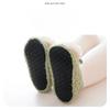 Kawaii Cute Winter Autumn Floor Socks with Rabbit Doll for Infant Baby Thickened Non-slip Indoor Children First Walking Socks
