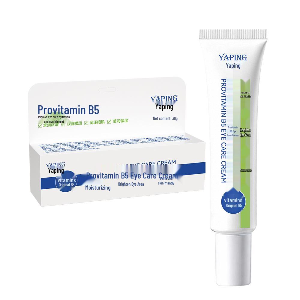 Hydrating Vitamin B5 Eye Cream: Nourishes, Moisturizes, and Relieves Dryness for Healthy Eye Skin.