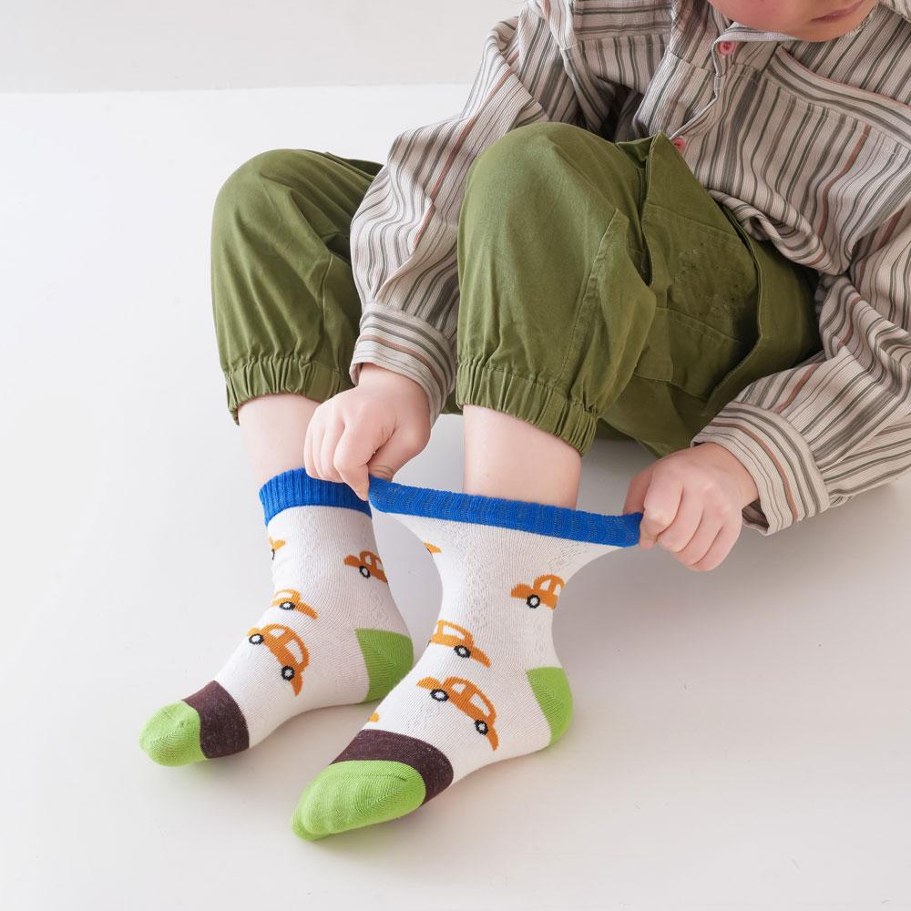 5 par skarpetek z siateczki dla niemowląt, urocze, oddychające, miękkie, bawełniane skarpetki dla dzieci, dla chłopców i dziewcząt, w wieku 1-12 lat