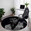 1PC Scarface Office Round Rug, Non-slip, Soft and Durable Office Rug for Interior Decoration, Perfect for Office, Beautiful Decoration