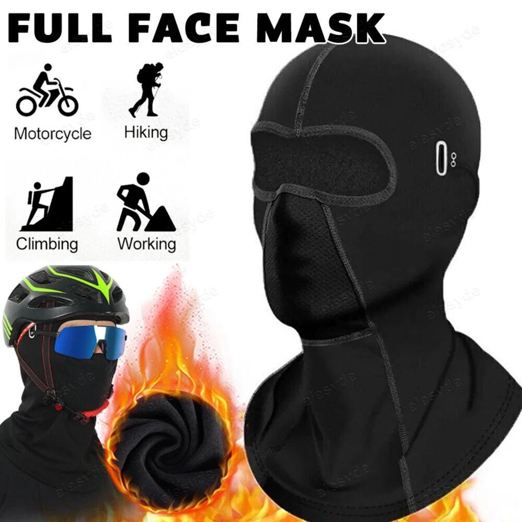 1 szt. Kominiarka Unisex Maska na Całą Twarz, Polarowa, Wiatroodporna, Ciepła, Zimowa Maska Narciarska