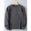 Original Foreign Trade Quality Space Cotton Odm Company Product Autumn and Winter Round Neck Casual Solid Color Pullover Sweatshirt for Men