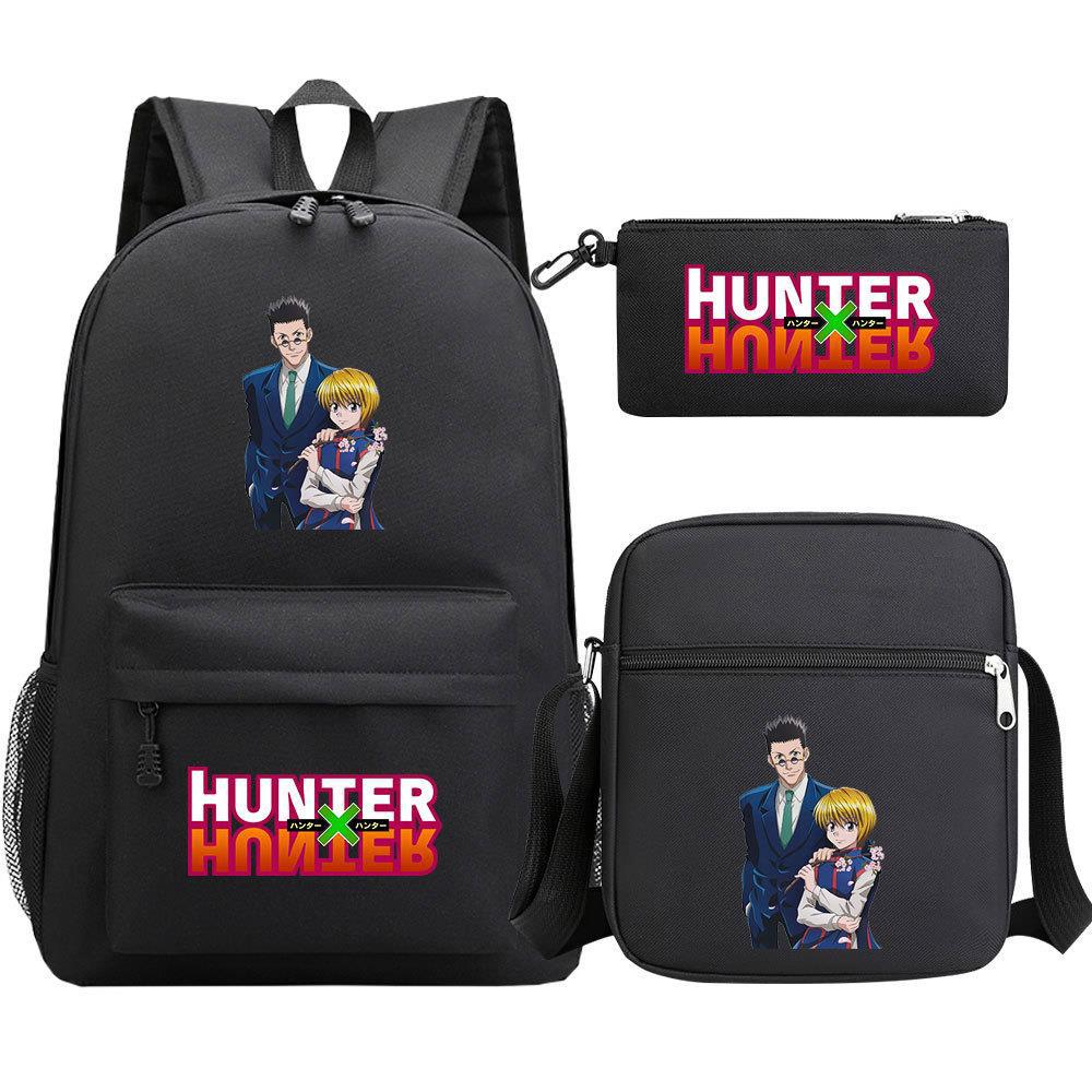 Animation, Full-Time Hunter, Young Students, School Bags, Men'S And Women'S Leisure Travel, Backpacks, Trendy Computer Bags