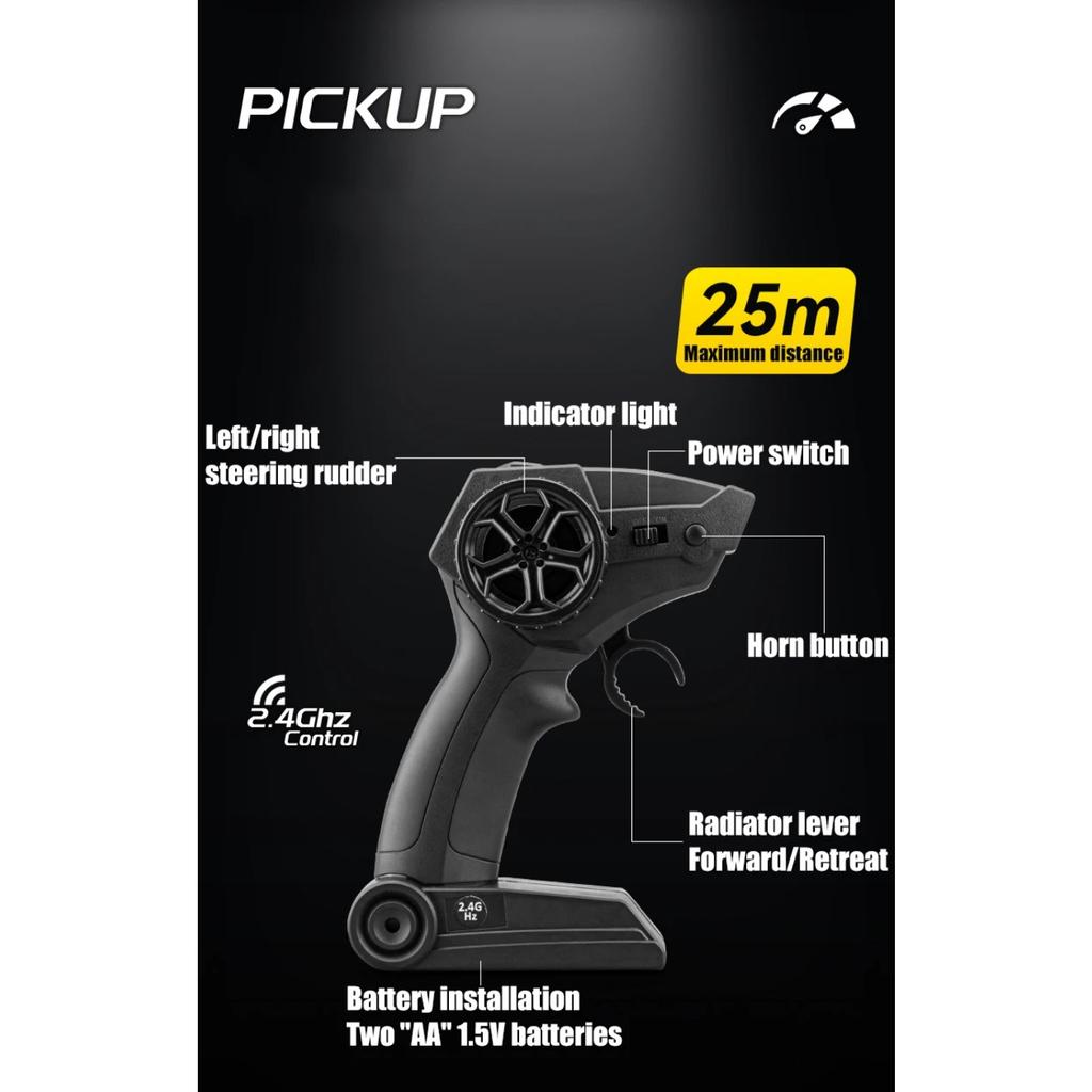 1/24 Tesla Cybertruck RC Car Off Road SUV Pickup Truck Alloy Die Cast Model Car Remote Control Car Gifts Competition Car Boys Toy Kids