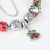 Creative DIY Bell Pendant Christmas Alloy Beaded Jewelry - Exquisite Murano Pandora