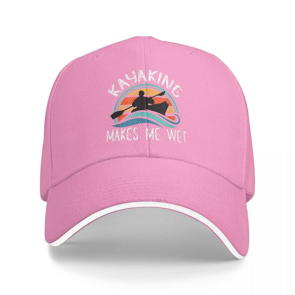 Baseball Caps Kayaking Gets Me Wet Vintage Retro Customized Female Male Outdoor Spring Hats