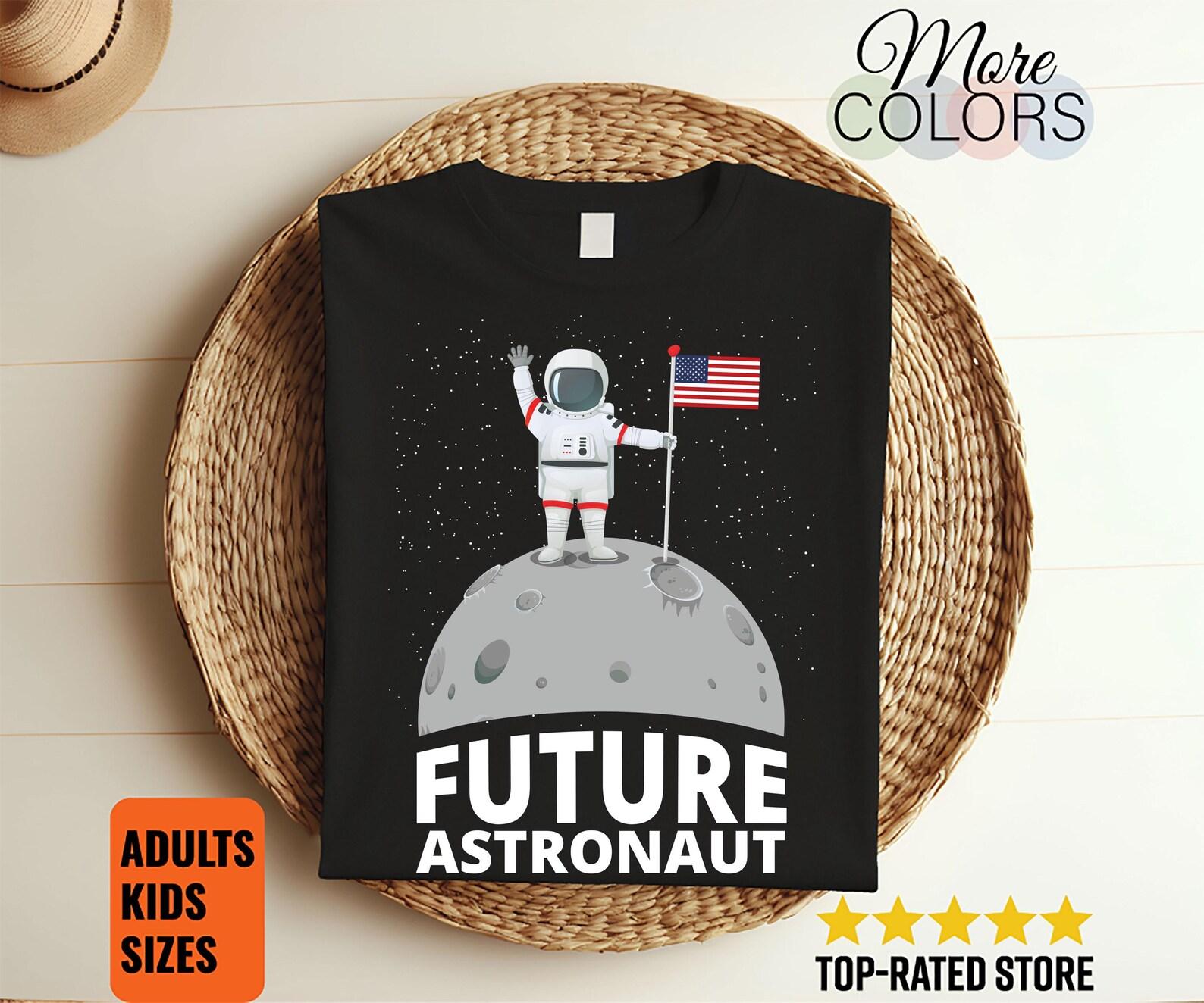 Future Astronaut Spaceman Funny Space Dwarf Solar System Astronomy T-Shirt, Space Geeks Gifts, Astronauts Lovers Birthday Party Present Moon 140