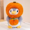 Cute Apple Persimmon Penguin Doll Plush Toy Doll Desktop Decoration Small Ornaments Girls Gift Doll