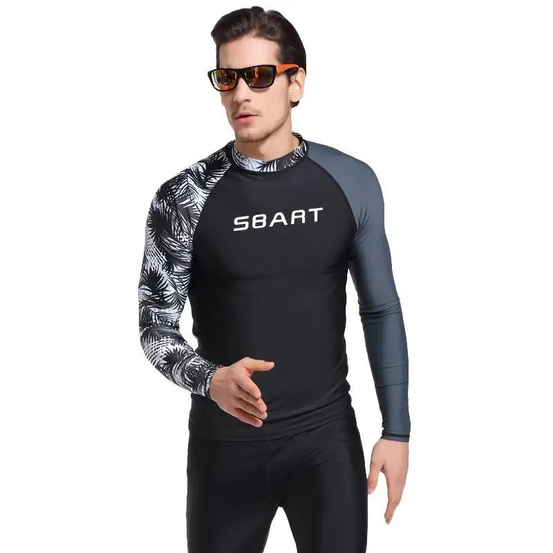 SBART Men's Fast-Drying Rash Guard Top