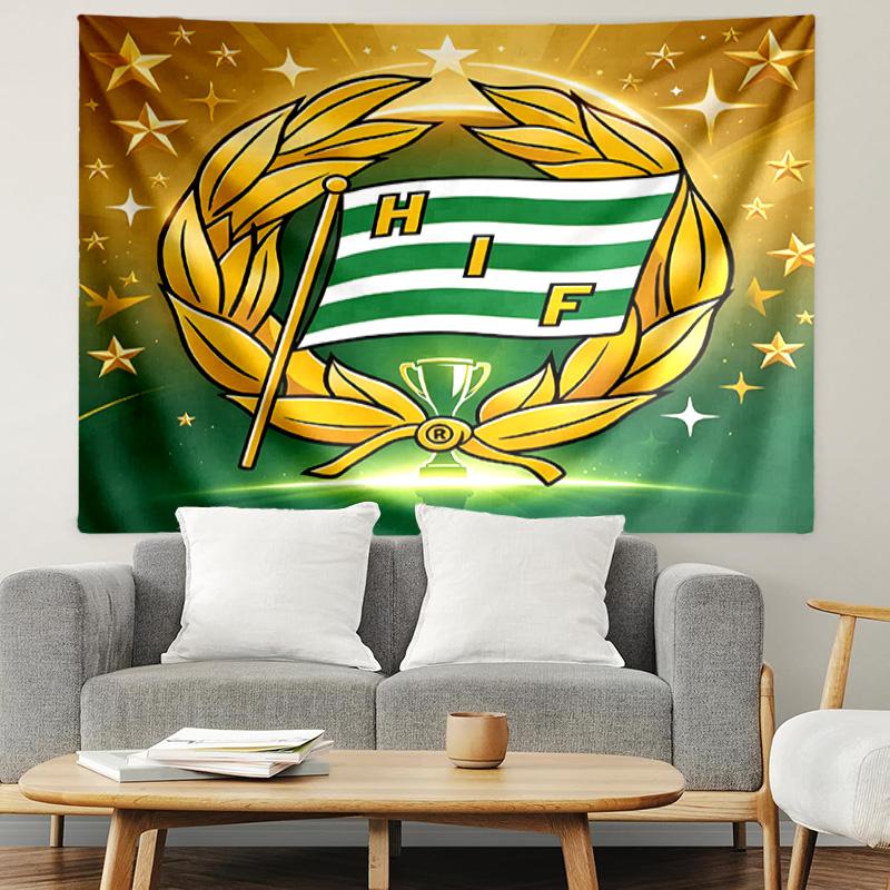 Hammarby IF Print Tapestry, Lightweight Wall Hanging, for Bedroom, Dorm, Living Room, Home Art Decor, Birthday Christmas Gift