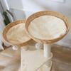 Cat Tree Tower with Rattan Basket and Sisal Climbing Frame