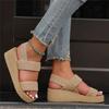 Summer Women's Sandals And Slippers, New Style Outer Wear, Small Increased Wedge-heeled Thick-soled Slippers
