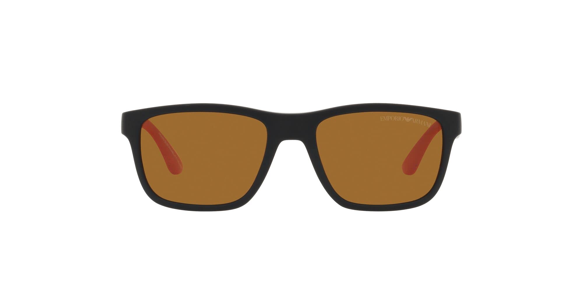 

Детские солнцезащитные очки Emporio Armani EK4002F матовые черные поляризационные размер 48, оправа/коричневая линза,