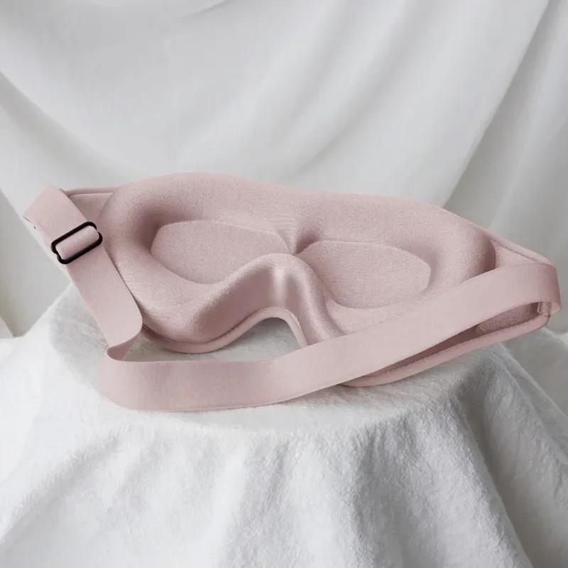 Maschera per Dormire 3D in Memory Foam Blocca Luce Maschera Occhi Ombretto Benda per Occhi Maschera Occhi Dormire Ausilio per il Sonno Mascherina Viso Cerotto per Occhi
