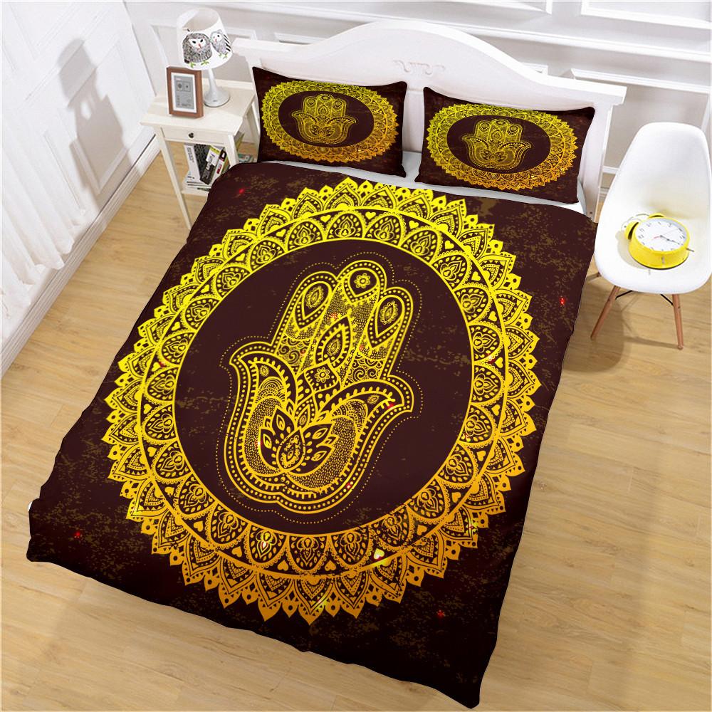 Bohemian Jewelry Modern Duvet Cover Set King Queen Double Full Twin Single Size Bed Linen Set