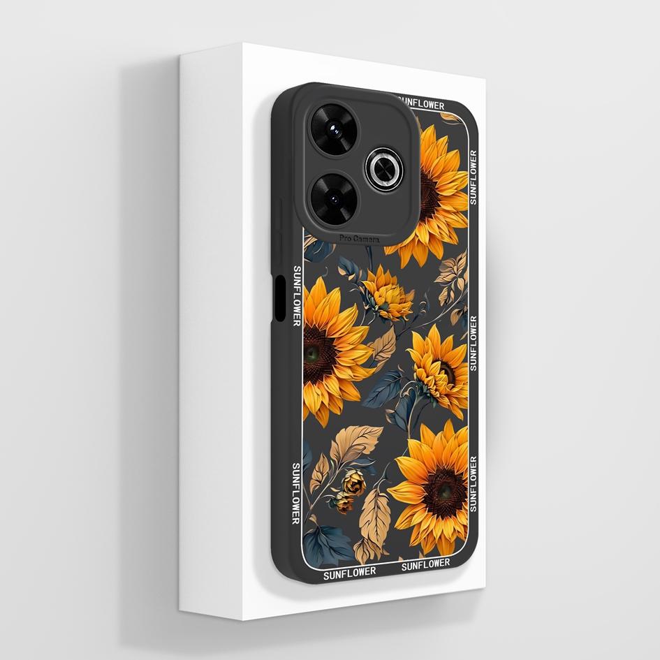 Pentru Redmi 12 13 14 13C 13R 14C 14R 4G 5G Huse Huse Flori cool Estetică Fluture Protecție pentru cameră Silicon lichid moale Potrivit pentru bara de protecție Redmi