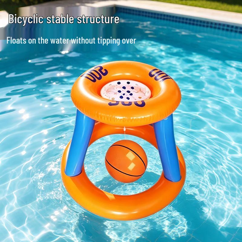 Inflatable Water Basketball Hoop for Kids - Parent-Child Play Toy Set