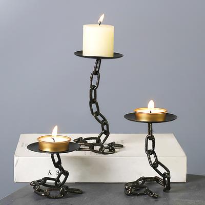 1Pc Butterfly Iron Chain Candlestick Chain Candle Holder Table Decorations Home Furnishing