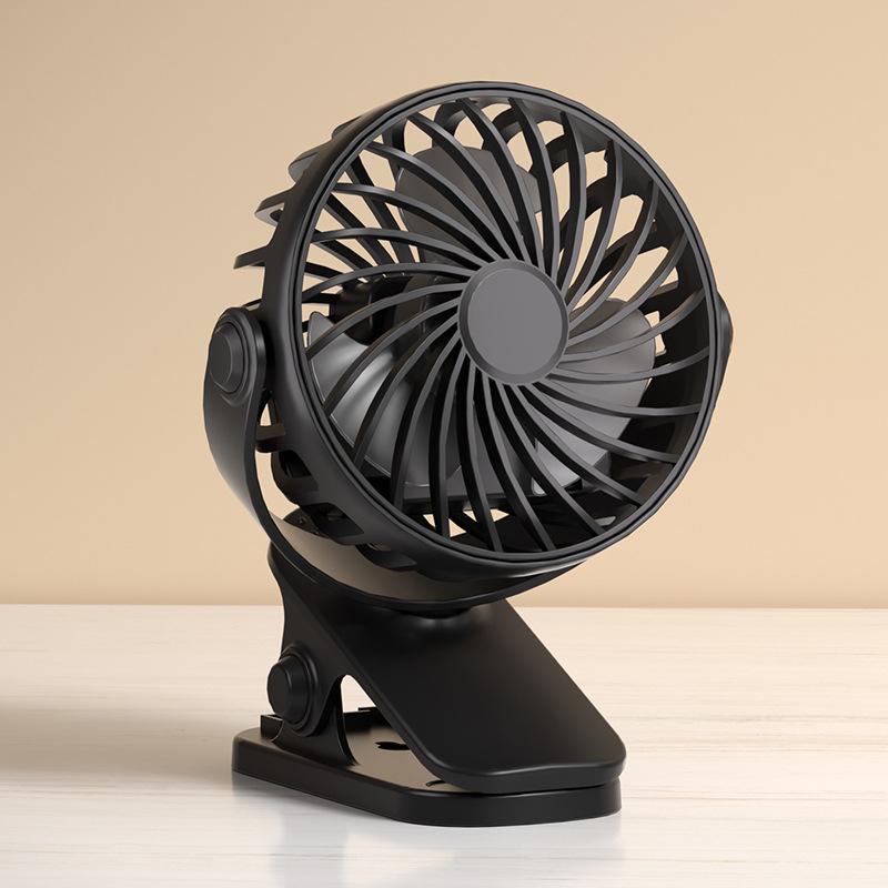 2026 USB Rechargeable Portable Electric Fan - Compact Desktop & Outdoor Use Mini 12x11.5x9.5CM