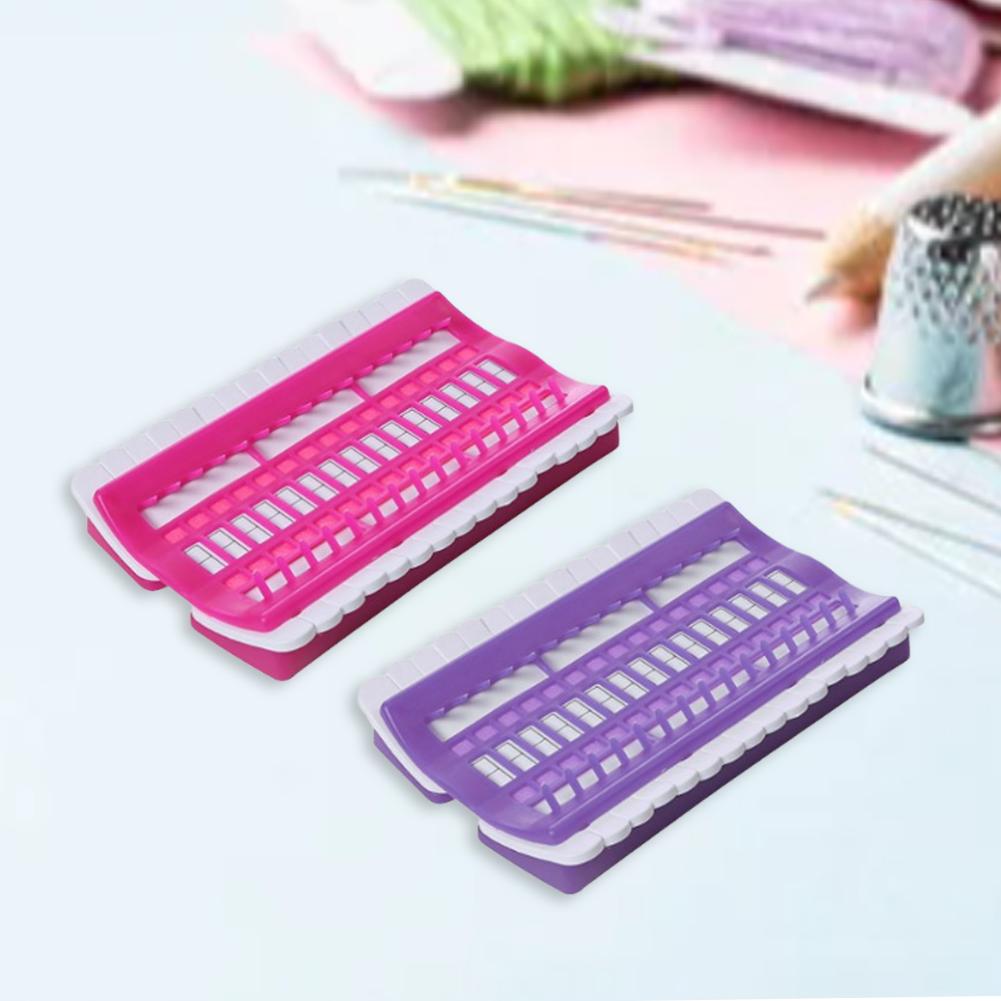 2pcs 30 Positions Embroidery Thread Holder Plastic for Sewing and Cross Stitch Embroidery Thread