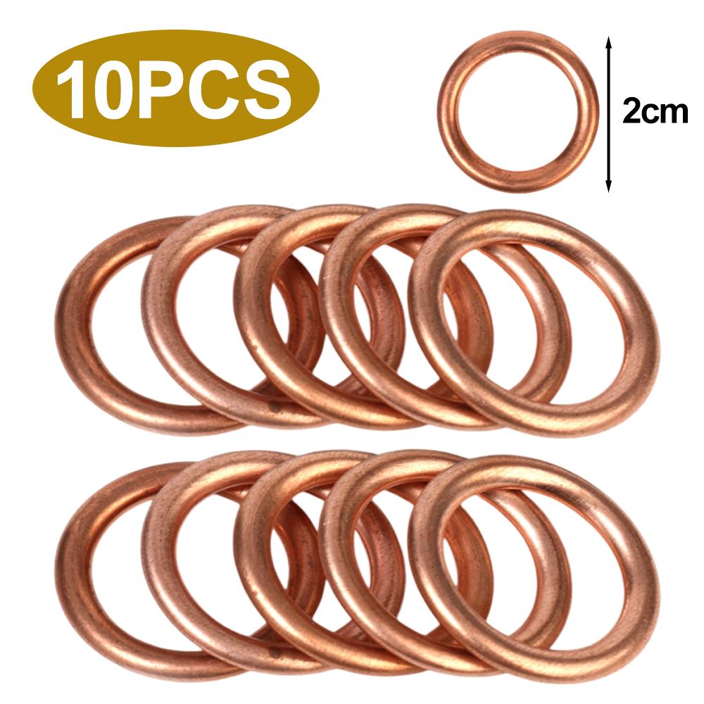 Car Pan Oil Drain Gasket Extruded Washer Oil Drain Plug Washer Car Engine Oils Pan Screw Gasket Washers Automotive Accessories