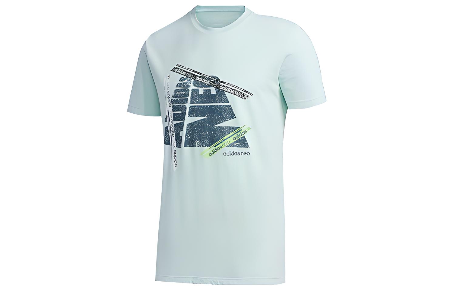 Adidas Neo T Shirt Men s Symbol Green FP7305 L