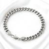 Stainless Steel Cuban Link Bracelet for Men Women Gold Color 7mm Minimalist Geometric Style  Jewelry Supply