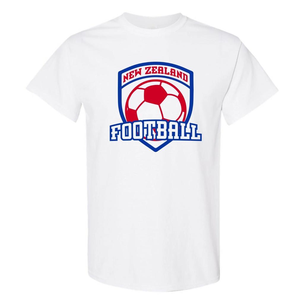 New Zealand Football - Soccer Sports Competition T Shirt - White