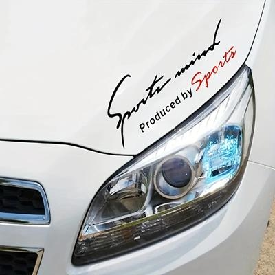 Spor Zihni Çıkartması Araba Spor Araba SUV Kaput Gövde Yan Cam Yansıtıcı Vinil Trim Grafik Etiket,Motosiklet Spor Dekorasyonu