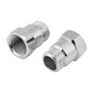 2Pcs 32mm M18*1.5 O2 Oxygen Sensor Extender Extension Spacer Bungs Adapter Silver