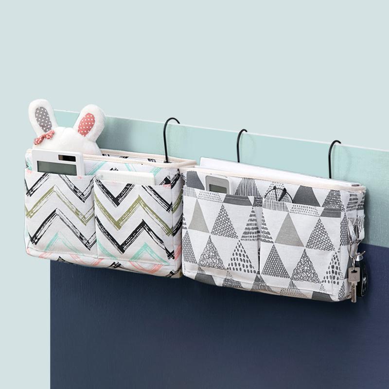 Bedside Caddying Bed Organizer Storage Bag With Pockets Pocket For Dorm Bedroom Kitchen Organization Storage Bag