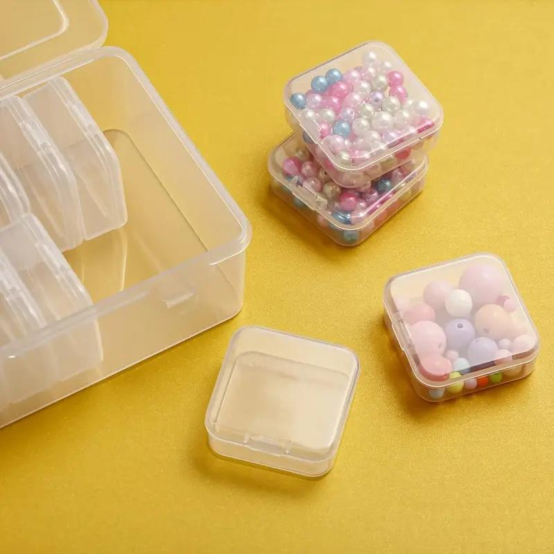 30 Compartment Clear Organizer Boxes Plastic Stackable Art Storage Case Multifunctional Jewelry Boxes Household Organization