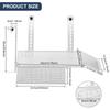 Adjustable Turtle Basking Platform Acrylic Clear Turtle Dock Ladder Climbing Fish Tank Habitat Float Island Aquarium Accessories
