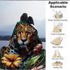 1pc Leopard Print Blanket Lightweight Blanket Throw Blanket For Sofa, Bed, Travel, Camping, Livingroom, Office yy251010039