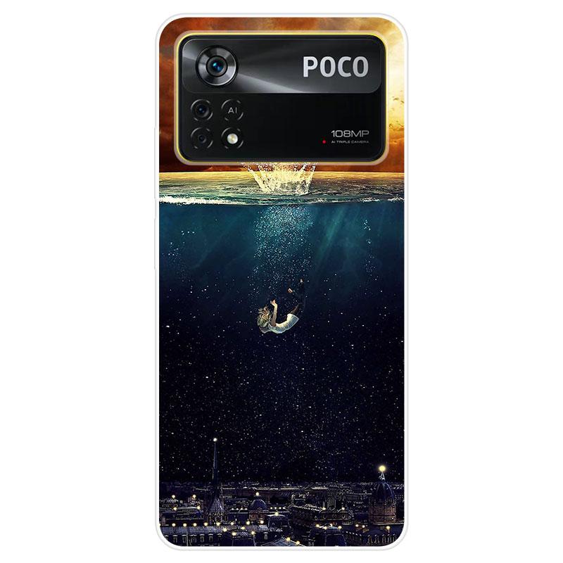 For Xiaomi Poco X4 Pro 5G PocoX4 Pro 5G Case Soft Silicone Back Cover Cartoon Phone Case Fashion