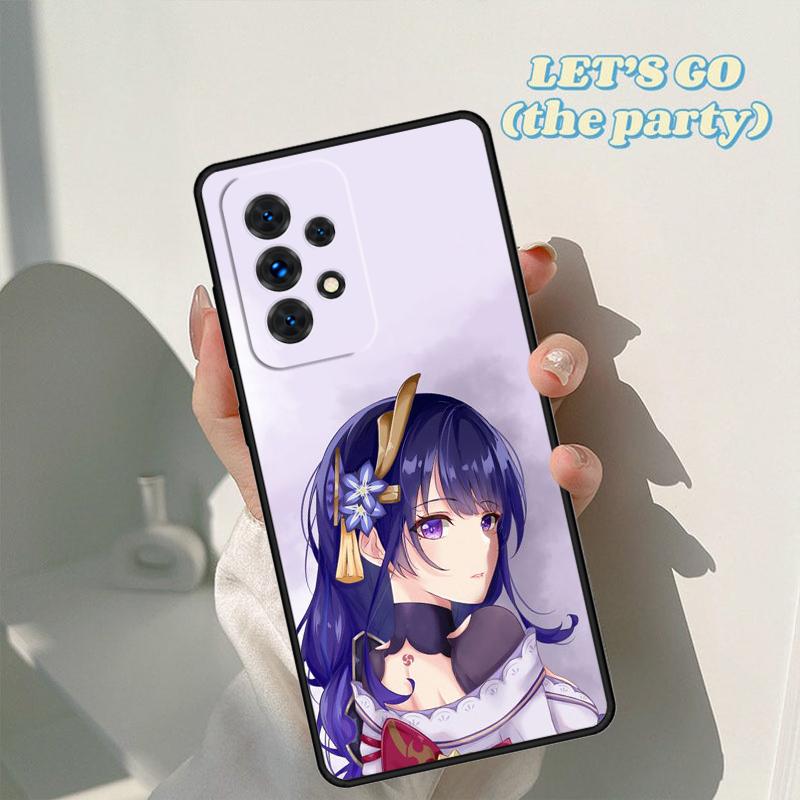 Baal Genshin Impact Game phone case For Samsung Galaxy A42 A31 A40 A51 A71 A32 A80 A91 A52 A72 A73 A20e A50 A70 A11 A12 Cover