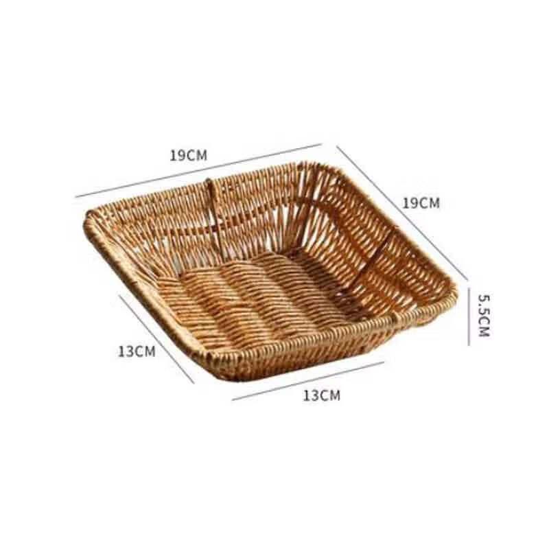 Imitation Rattan Snack and Popcorn Basket