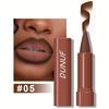 Velvet Matte Lip Liner & Lipstick Duo - Waterproof, Long-Lasting, Easy Glide - Perfect for All Skin Tones - Brown, Berry, Coral, Red Shades