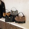 2025 New Women's High-End Retro Shoulder/Crossbody Bag with Iron Chain - Versatile Tote for Commuting