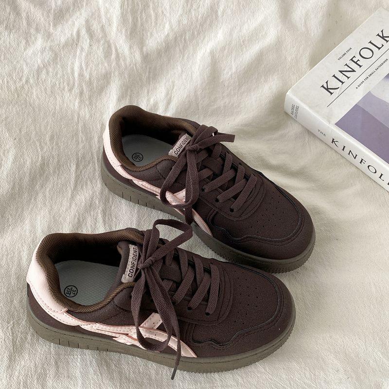 

Женские парусиновые кеды для скейтбординга Осень 2025 - Японский тренд, Универсальные, Повседневные, Легкие, Мягкая подошва Size 40