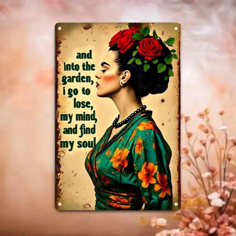 Metal Wall Art Decor Sign 20x30cm Hanging Plaque