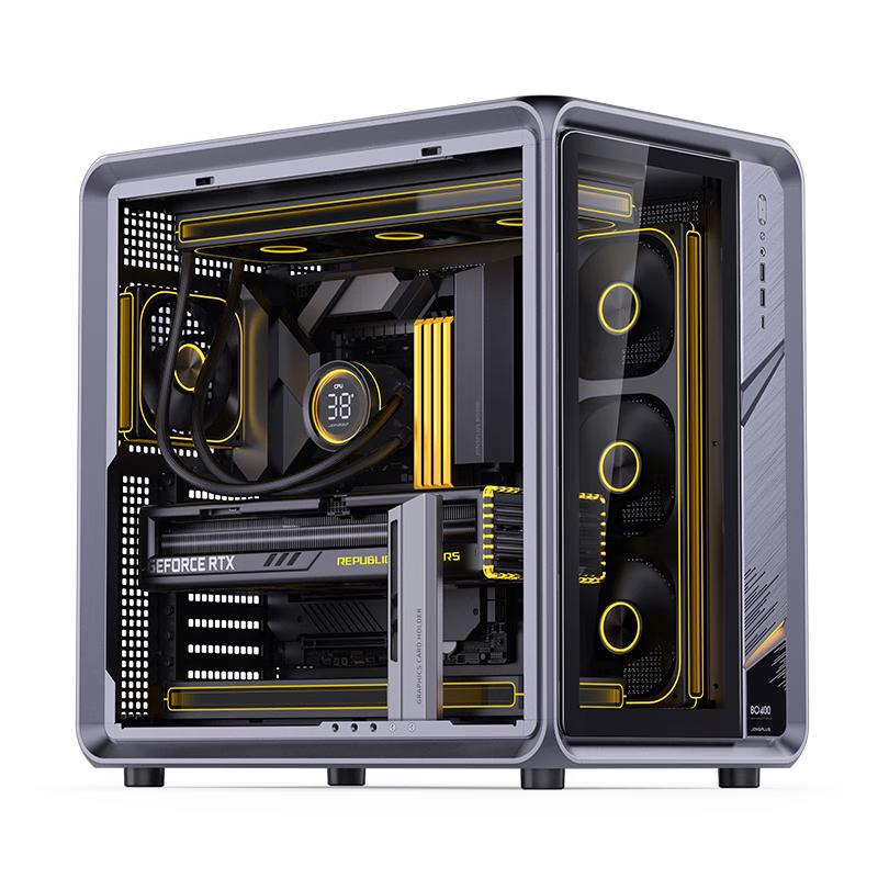 JONSBO BO400 ATX Алюминиевый Панорамный Корпус для ПК
