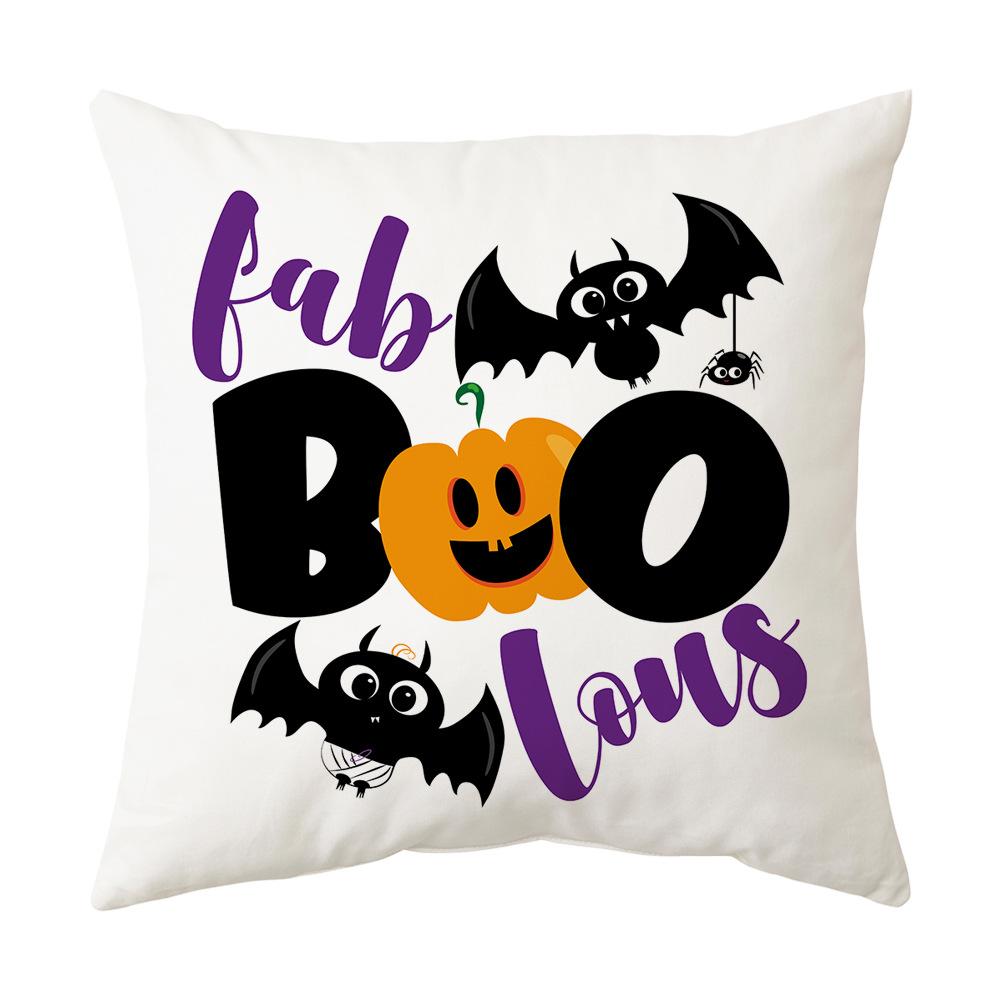 Halloween Pillow, Sofa Pillow Case, Printed Holiday Decoration Scene, Party Ghost Festival Decoration
