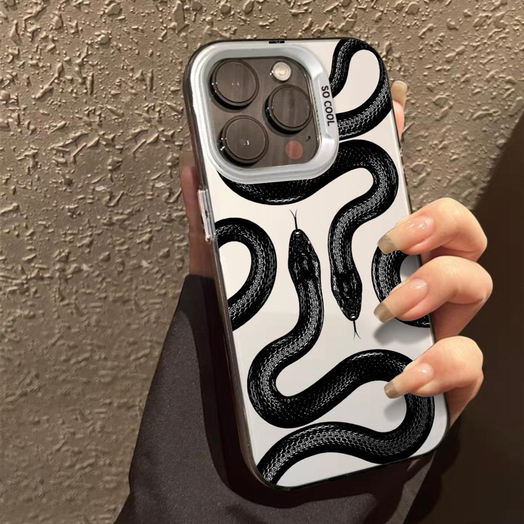 Custodia Colorata IMD per iPhone 11 13 16 Pro Max iPhone 14 15 Pro Max 12 13 Pro Max Samsung S24 A55 S23 A05 S25 A54 A06 S22 A15 A52S A34 A14