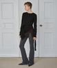 Simeteuligpeosenteu Basic Flare Leggings / Melange Gray