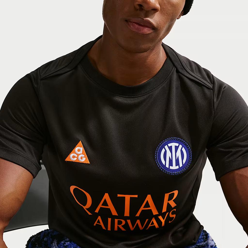 Nike ACG FW25 Dri-FIT Academy Pro SE Inter Milan Quick-Dry Round Neck Short Sleeve Football Shirt Men Tops IB3807-010